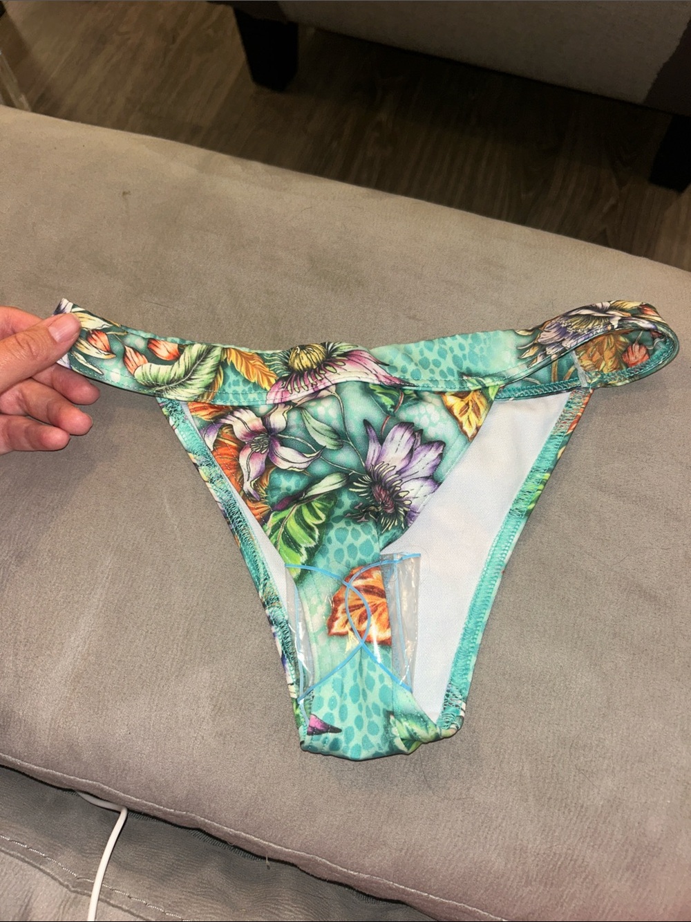 ASOS Mint Floral Swim Bottom US2/Uk6/ eu34